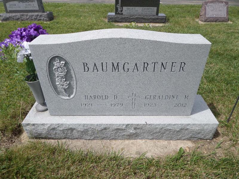Baumgartner, Harold D. & Geraldine M. - Monument, GW:10&11
