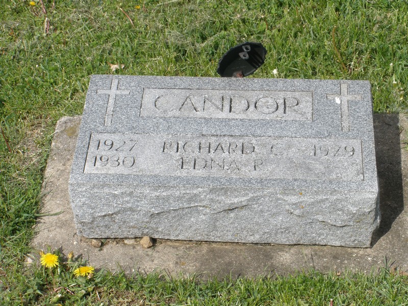 Candor Single Memorial - 110061, Candor, Richard C. & Edna R.